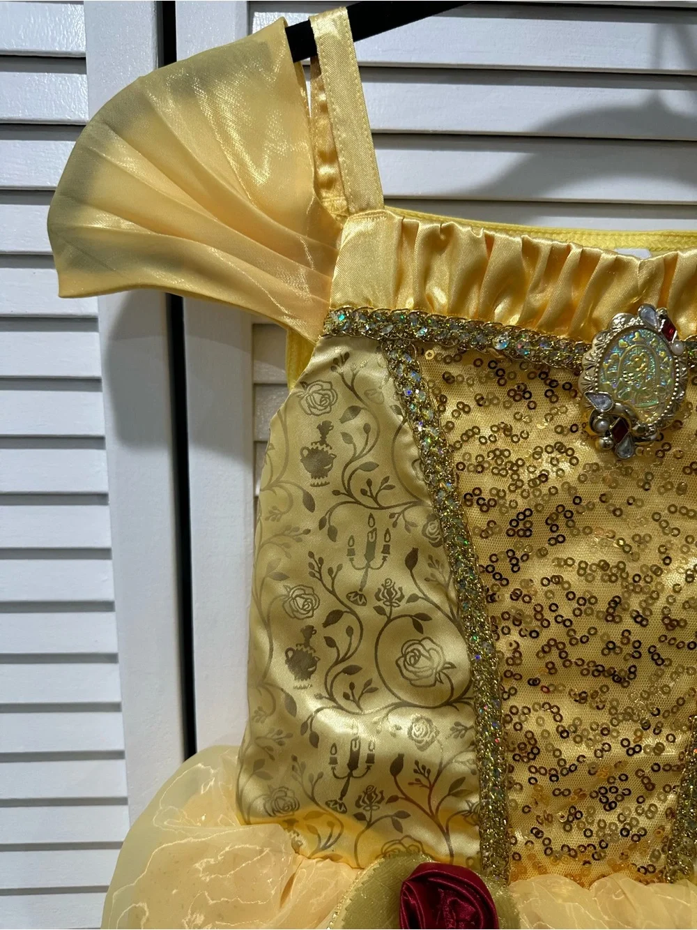 Disney Yellow Belle-Inspired Princess Dress Costume - Picture 3 of 10